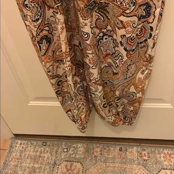 SHEIN Chic Paisley V-Neck Jumpsuit - Picture 3 of 4